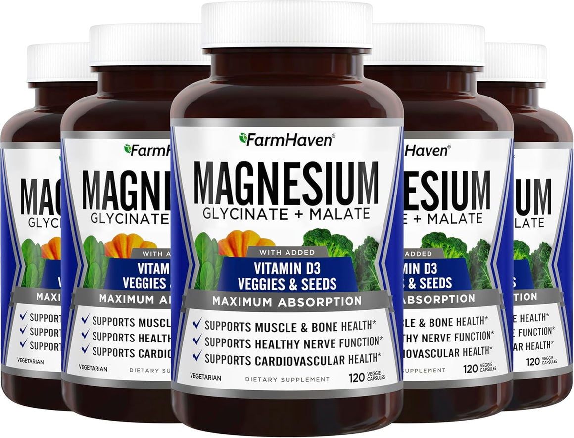Magnesium Complex With D3, 600 Capsules, 300 Days